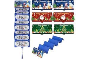 JazRvr 6 Stück Geldgeschenke Verpackung, Weihnachten Geldgeschenk Verpackung, Geldgeschenke Weihnachten, Christmas Cash Gift Envelope, Scheck Geschenk für Kollegen