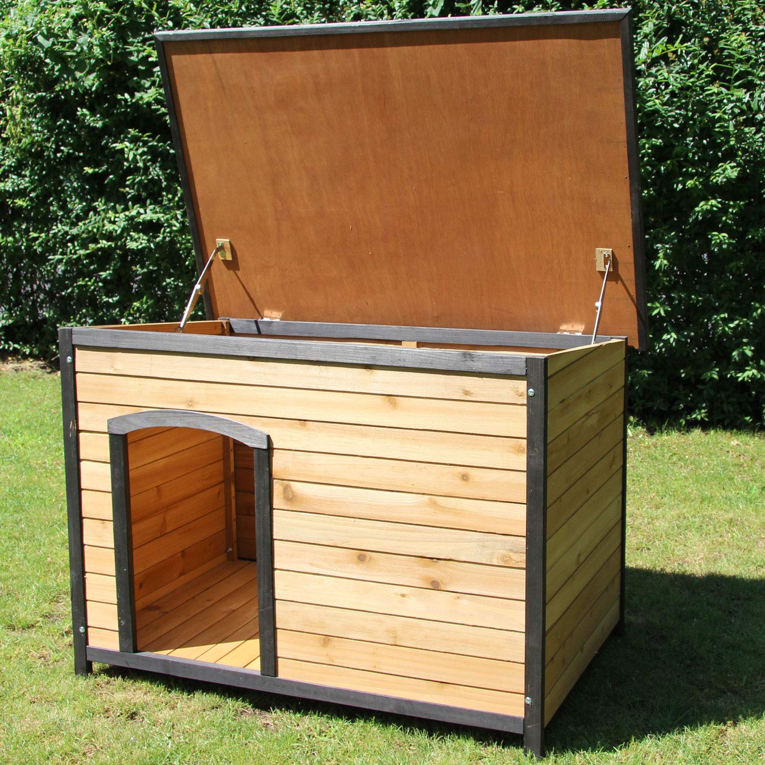 ZOO-XXL-Niche-Eddy-pour-Chien-en-Bois-Massif-de-Haute-qualit-Taille-XL