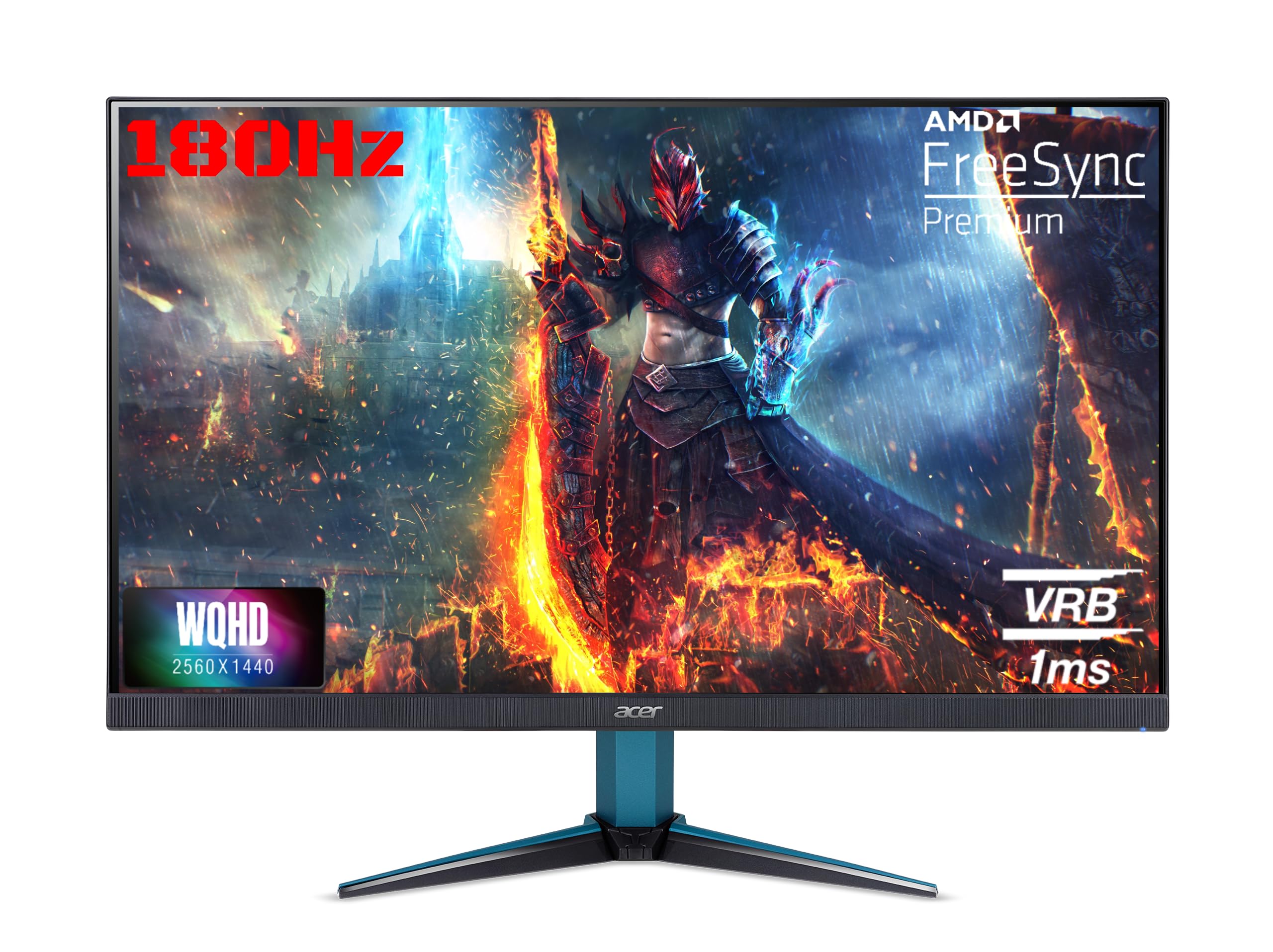 Acer Nitro Vg271U M3 27 Inch IPS Wqhd 2560X1440 Pixels Gaming Backlight Led LCD Monitor|180Hz Refresh Rate|0.5 Ms Response|Dc