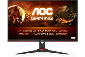 AOC Gaming 27G2ZNE - 27 Zoll Full HD Monitor, 240 Hz, 1 ms MPRT, FreeSync Prem. (1920x1080, HDMI 1.4, DisplayPort 1.2) schwar