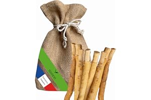 USECO 8 Siwak + 1 Pochon – Alternative 100% naturelle et non toxique à la brosse à dent – Réduit la sensibilité dentaire et les tâches – Blanchie et Désinfecte – Biodégradable