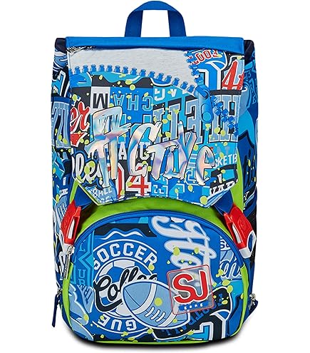 BE BOX SJ SEVEN - Carrello Trolley Porta Zaino Con 3 Ruote, Colore Azzurro - Foto 11