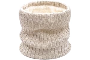lifwimner Snoods for Men Women Winter Neck Warmer Scarf Thermal Fleece Double Layer Windproof Ski Mask for Cold Weather Birthday Gifts