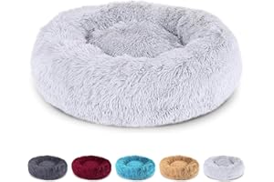 EL ÁTICO PETS Cama para Perros. Dog Bed. Cama Perros Medianos y Pequeños. Cama para Gatos. Cama Perro Antiestres. Base Antideslizante. Pelo Extra Suave
