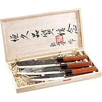 Asia Santoku Allzweck-Küchenmesser – Handgefertigt, Mit Echtholzgriff, 28 Cm Gesamtlänge, In Holzbox