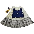 FELIZ THE DESIGNER STUDIO Baby Girl's Readymade South Indian Pattu Pavadai Lehenga Choli For Kid's