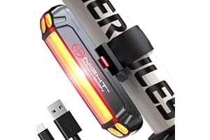 NP NIGHT PROVISION Night Provision Slim USB Bike Flasher Light – Rechargeable Safety Light for Front or Rear Use on Bicycles, Skateboards, Longboards, MTB, BMX & Road Riding