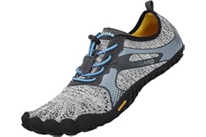 SAGUARO Chaussures Minimalistes de Barefoot Homme Shoes de Trail Femme Five Fingers
