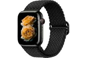 Justerbart Loop-band Compatible with Apple Watch Ultra3/2/1 SE3/2/1 Series11/10/9/8/7/6/5/4/3/2/1 – Vävdat, andningsbart nylo
