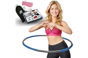 ‎JB SPORTS JB Sports - Hula Hoop Reifen Erwachsene - mit Tasche und Plan - 8 Teile, 95 cm - Hullahub Reifen zum Abnehmen - Anfänger und Fortgeschritten