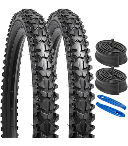 YUNSCM 2-PCS 20-inch Fietsbanden 20x2.10/54-406 and 20-inch Binnenband Schrader Valve Compatible with 20x1.95 20x2.0 20x2.1 20x2.125 Road Fietsbanden and Binnenband (Y-779