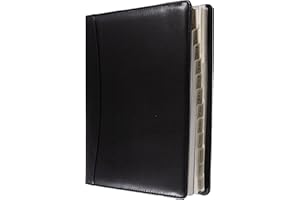 Collins Elite 2024 terminarz dzienny z terminami, planer biznesowy i organizer, od stycznia do grudnia 2024 r., codzienny, czarny, 1100 V, 99-24