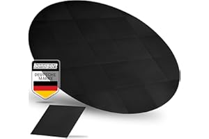 Whirlpool Unterlage rund 240cm - Bodenmatte für Outdoor Whirlpools - Schützt & Isoliert - Poolunterlage Pool Untergrund, schwarz