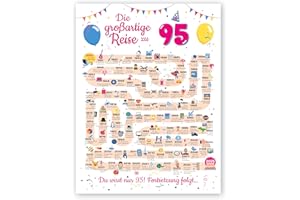 FESTYSPARK Gifts for 95th Birthday Woman and Man - Gifts for Women from 95 Years - Beautiful Birthday Card 95 Man and Woman - Birthday Decoration 95th Birthday Men and Women - Card 1930