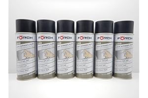 Förch SCHWARZ MATT RAL 9005 Lack LACKSPRAY Spray SPRAYDOSE 400ML (6)