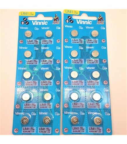 Pile Bouton Alcaline LR44 (AG13 / LR1154), 1,5 Volt, Par