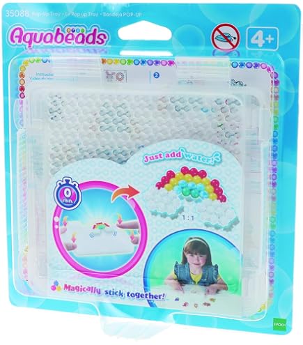 Aquabeads Recharge Porte-clés – Plus De 480 Perles à Eau – 8 Créations – Loisir Créatif Dès 4 Ans