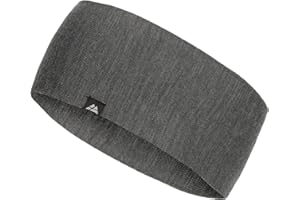 DANISH ENDURANCE Merino Wool Headband, Functional Sports Head Band, Breathable Sweatbands, for Men and Women, Unisex, 1 or 2-pack