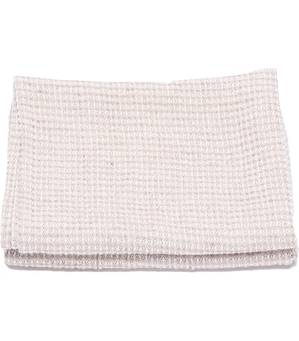 Serviette De Bain En Lin Lara Crème 65x130cm - Super Absorbante Made In EU