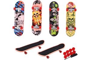 TROTTIFUN - Set de Finger Skate - 031428 - Multicolor - Metal - Skateboard - Dedo - Juguete Infantil - Cumpleaños - Regalo - Tabla de Skate - 9,5 cm x 14 cm - A Partir de 3 años