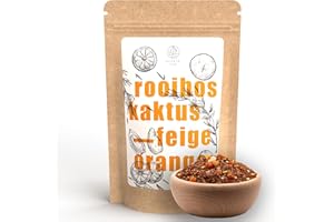 ‎ALPACA TEA Alpaca Tea | Orange Kaktusfeige Rooibos | Rooibosmischung | lose | wiederverschließbar (100, Gramm)