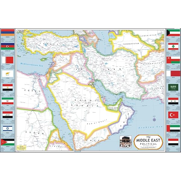 Buy Middle East, Tubed Book Online at Low Prices in India