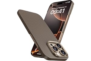 BENKS ArmorTint C3S etui do iPhone 16 Pro Max, ultracienkie etui na telefon komórkowy z włókien aramidowych, kompatybilne z Magsafe magnetyczne etui ochronne z przyjemnym uchwytem, złoty świt