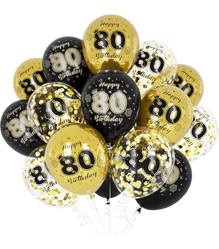 11-Inch Gold Confetti Helium Balloon – Sparkling Party Decor - View #12