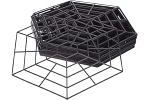 URBNLIVING Filets de Protection en Plastique avec connecteurs pour bassins à Poissons Contre Les hérons, Les Chats et Autres prédateurs Set of 60