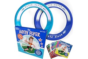 Activ Life Frisbee Ultimate [Pack de 2] Vole Droit sans Vous Blesser – Frisbee Enfants 80% Plus Légers - Remplacez Le Temps d'Écran par des Jeux de Plage Sains – Jeux Plein Air Enfants et Adultes