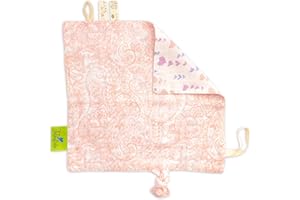 ‎TABALINO Tabalino® Schmusetuch - Schnuffeltuch Baby zum Kuscheln und Einschlafen, Größe etwa 28x28cm, Geschenk zur Geburt, Schnullertuch Junge & Mädchen, Kuscheltuch Paisley