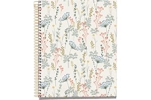Miquelrius - Cuaderno A5 rayado, Libreta con 100 hojas de 4 colores para organizar, Papel que no traspasa de 70 g/m², 2 taladros para archivar, Espiral, Day