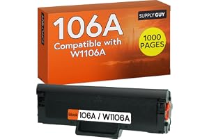 Supply Guy 106A W1106A Toner Black kompatibel med HP Laser 107A 107W 135A 135W 135WG 137FWG MFP 135A MFP 135W MFP 135WG MFP 1