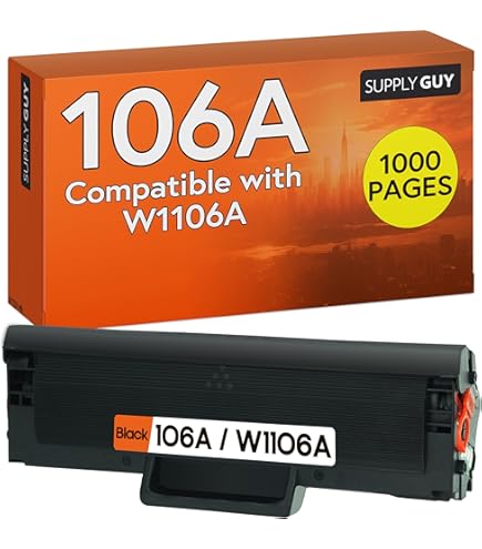 Hyggetech 106A W1106A Toner Compatible Pour HP W1106A 106A Pour HP 107w Toner Laser 107a 107r 135a Toner MFP 137fwg Laser MFP 135wg 135w 137fnw