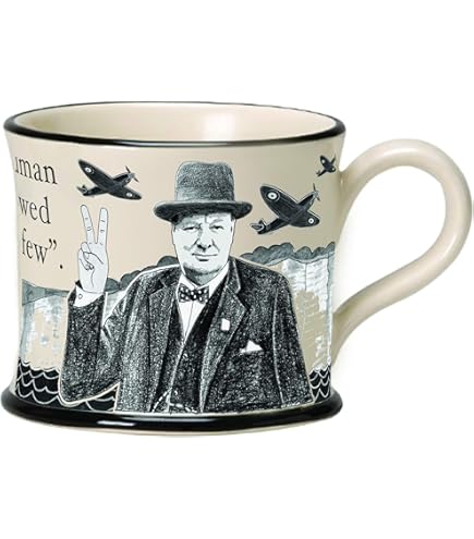 Moorland Pottery Tazza 'Yorkshire Lass' Con Scritta – Ceramica Originale Made In England, 11 Oz - 3