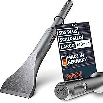 Scalpello A Vanga SDS-Plus RANSENERS - 2 Pezzi - 165x75mm - Acciaio Temprato - Per Piastrelle E Calcestruzzo - Foto 5