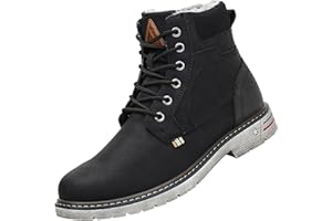 Mishansha Winterschuhe Herren Stiefel Warm Gefüttert Winterstiefel Damen Wasserdicht Outdoor Schneestiefel GR.36-48