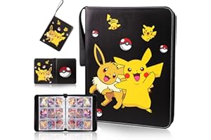 ANNUZOQ 9 Grilles Sammelalbum,Karten Sammelalbum,50 Seiten 900 Karten Kapazität,Karten Halter Ordner Buchk,Exquisite Geschenke