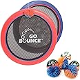 Throw and Catch Ball Disc Play Sport Set, Bounce Game with String Ball, 2 Disks & 1 Ball Bounce Set
