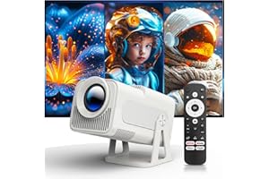 MAGCUBIC [Netflix-Oficial]HY320 NTV Android 13 Smart Proyector con Varios Oficial TV Apps,Asistente de Voz Inteligente 1080P Nativa/Resolución Óptica 320ANSI 5G Wifi BT 5.2 Portátil Videoproyector Cine en Casa