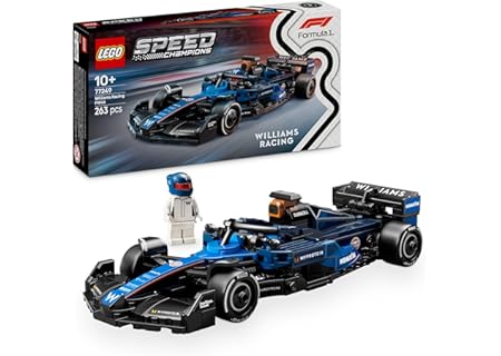 LEGO Speed Champions Williams Racing FW46 F1 racerbil Fordonsset, Tävlingsset med 1 minifigur, Byggb - Amazon Deal & Rabatt