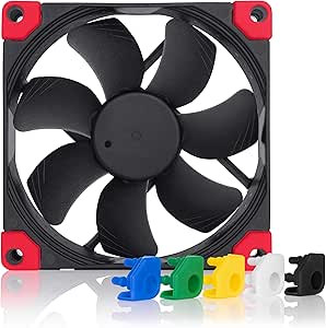 Noctua NF-A9 PWM chromax.Black.Swap, Ventola Silenziosa di qualità Premium, 4-Pin (92 mm, Nero)