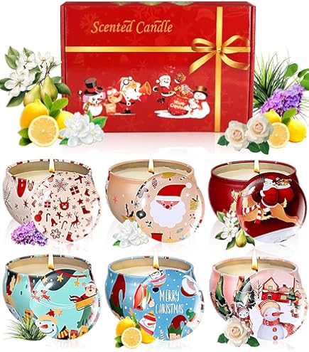 Attitude Cadeauset Kerst Men Douche, Fijne kerst kaars & Zwarte puff