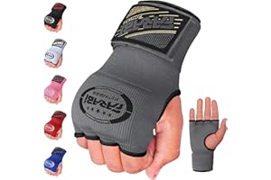 Farabi Sports niños Guantes de Entrenamiento sin Dedos para Gimnasio, Fitness, Boxeo, MMA, Muay Thai, con Protector en los Nudillos