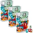 Tic Tac Travels Set: 3 large boxes with 60 mini boxes of 3.8 g each in fruit & mint flavours - ideal for travelling, for treats and as a creative gift idea