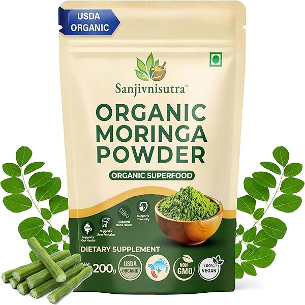 NAVEX Moringa Powder 250g | Pure Ground Moringa Leaf | Natural