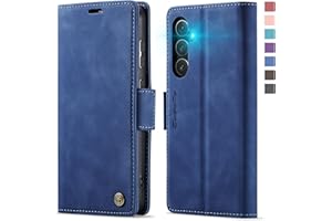 XYGLOW Handyhülle für Samsung Galaxy A55 5G Hülle Klappbar Premium PU Lederhülle Klapphülle【RFID Schutz】 Kartenfach Standfunktion Schutzhülle für Samsung A55 5G Flip Case Wallet Tasche Cover, Blau