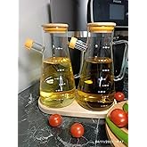 Baker Home Yağlık Sirkelik Seti Silikon Contalı Bambu Kapaklı 3'l&uuml; Set - 900 ml 2 Adet ve Altlık