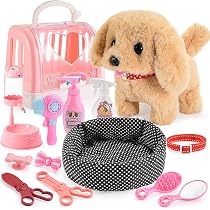 Hundespielzeug für Kinder, laufender bellender Schwanz wackelnder ...