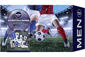 NIVEA MEN Adventskalender 2025–24 dörrar med bortskämda överraskningar, julkalender med vårdprodukter för adventstiden, NIVEA